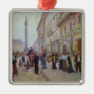 Arbeitskräfte, die den Maison Paquin verlassen Ornament Aus Metall