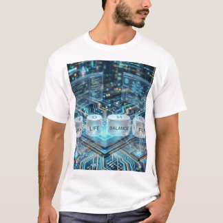 Arbeitslebensbalance | Tech-Programmierer Coding | T-Shirt