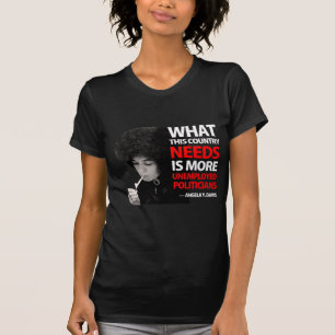 Arbeitslose Politiker - Angela Davis T-Shirt