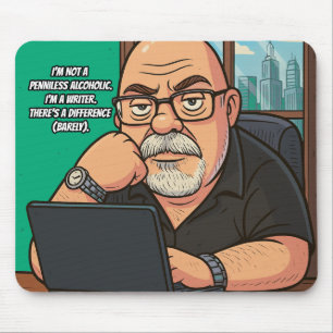 Arbeitsmauspad für Schriftsteller, entworfen von P Mousepad