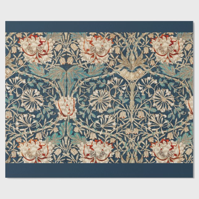 ARBEITSPAPIER: WILLIAM MORRIS:HONEYSUCKLE 1876 GESCHENKPAPIER (Flach)