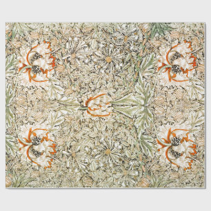 ARBEITSPAPIER: WILLIAM MORRIS : HONEYSUCKLE GESCHENKPAPIER
