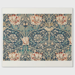 ARBEITSPAPIER: WILLIAM MORRIS : HONEYSUCKLE GESCHENKPAPIER