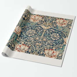 ARBEITSPAPIER: WILLIAM MORRIS : HONEYSUCKLE GESCHENKPAPIER