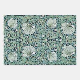 ARBEITSPAPIER: WILLIAM MORRIS : PIMPERNEL GESCHENKPAPIER SET