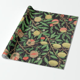 ARBEITSPAPIER: WILLIAM MORRIS : POMEGRANAT GESCHENKPAPIER
