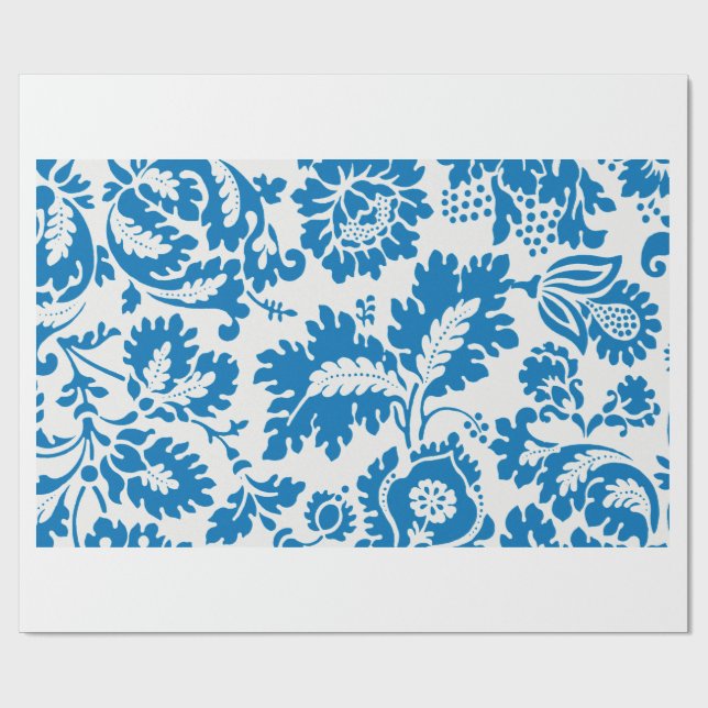 ARBEITSPAPIER: WILLIAM MORRIS: VENEZIANISCHES DESI GESCHENKPAPIER (Flach)