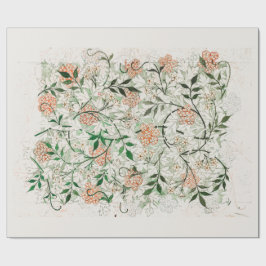 ARBEITSPAPIER: WILLIAM MORRISE: JASMINE GESCHENKPAPIER