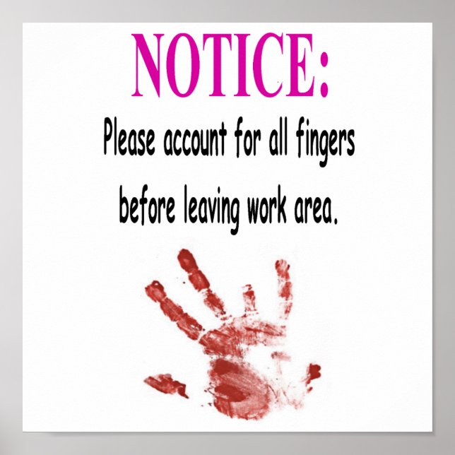 Arbeitspenster Poster (Vorne)