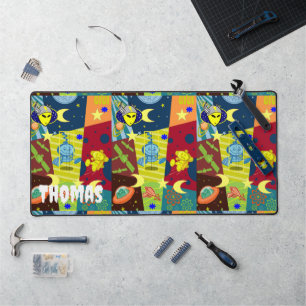 Arbeitsplatz-Mat-Außerirdische Schreibtischunterlage