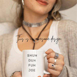 Arbeitsplatz mit moderner Geburtsstätte für Schula Zweifarbige Tasse