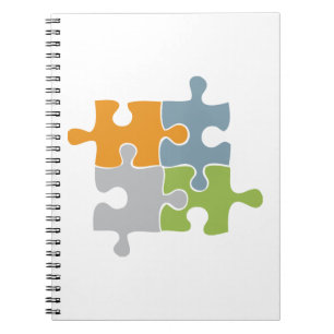 Arbeitspuzzle Notizblock