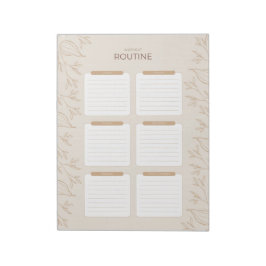 Arbeitsroutinemanager der jüdischen Mama 2 Notizblock