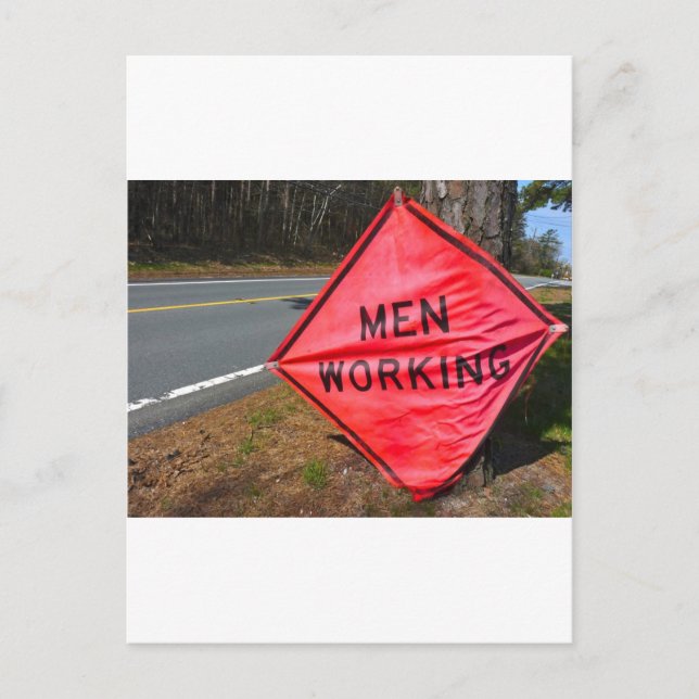 ARBEITSSIGN POSTKARTE (Vorderseite)