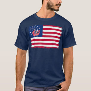 Arbeitstag Betsy Ross American Flag Arbeiterpartei T-Shirt