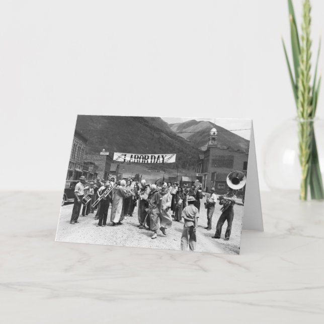 Arbeitstag Clowns, 1940 Karte (Vorderseite)