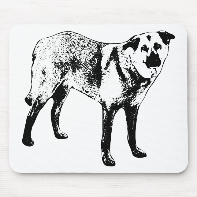 Arbeitstag Ruhe, Tibetische Mischung Mousepad (Vorne)