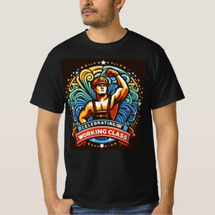 Arbeitstags-Design-Ehrung von Arbeiterklasse-Helde T-Shirt