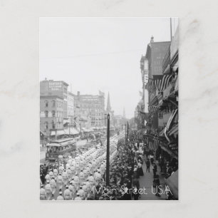 Arbeitstagsparade Postkarte