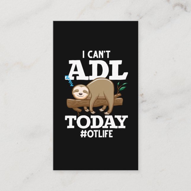 Arbeitstherapeut ADL Arbeitstherapie Visitenkarte (Vorderseite)