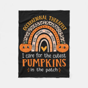 Arbeitstherapeut Halloween-Beruf Fleecedecke