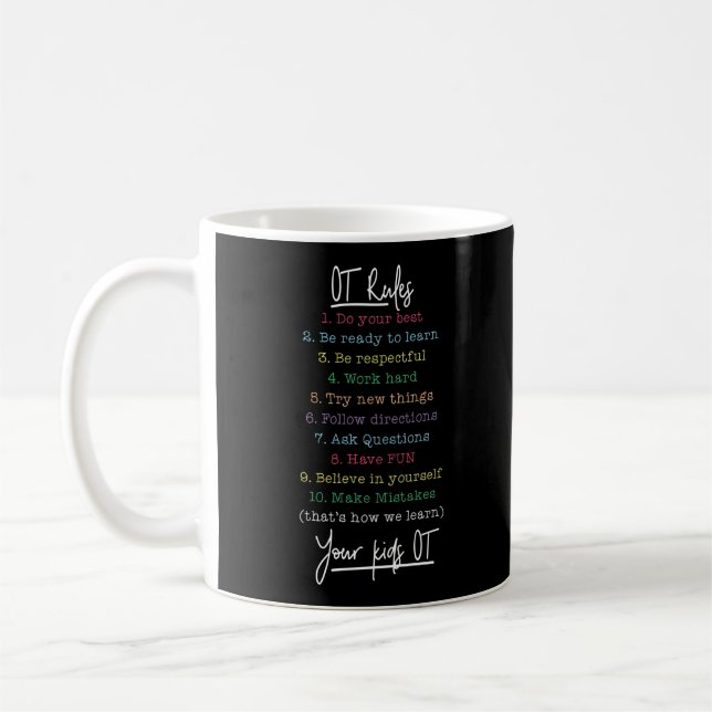 Arbeitstherapeut Kaffeetasse (Links)