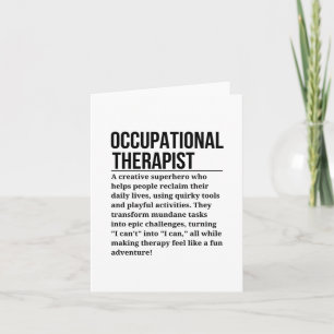 Arbeitstherapeut Karte