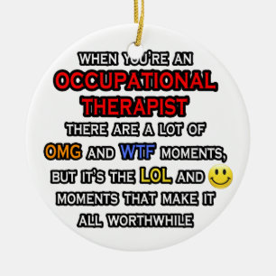 Arbeitstherapeut ... OMG WTF LOL Keramikornament