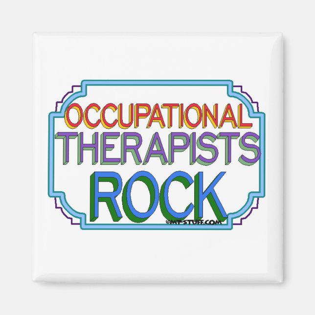 Arbeitstherapeuten rock magnet (Vorne)