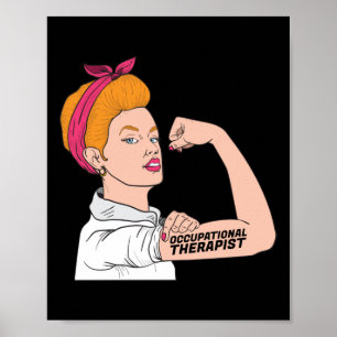 Arbeitstherapeutin Rosie The Riveter Poster