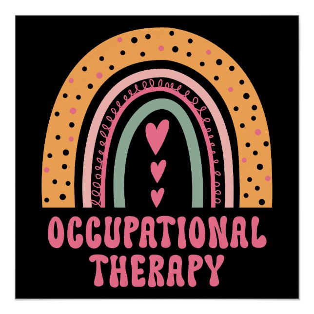 Arbeitstherapie - Arbeitstherapeut Poster (Vorderseite)