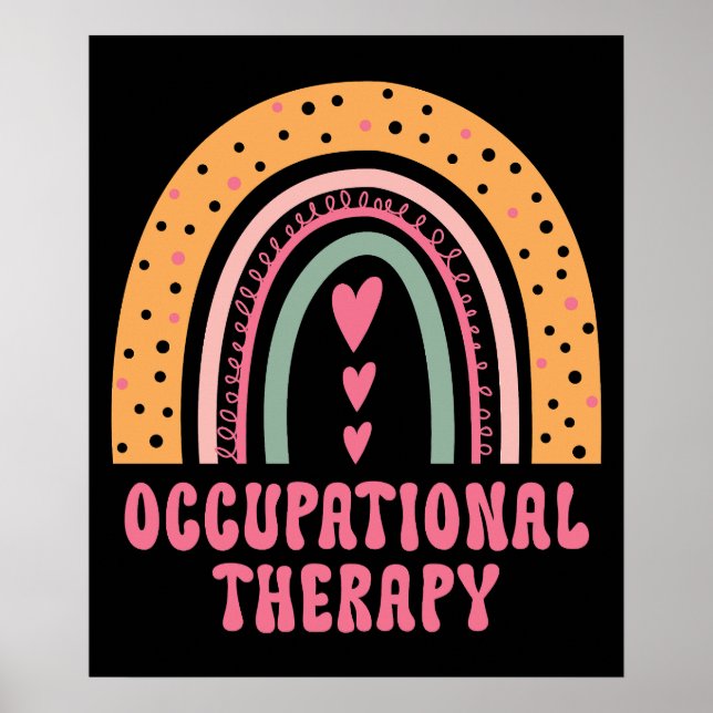 Arbeitstherapie - Arbeitstherapeut Poster (Vorne)