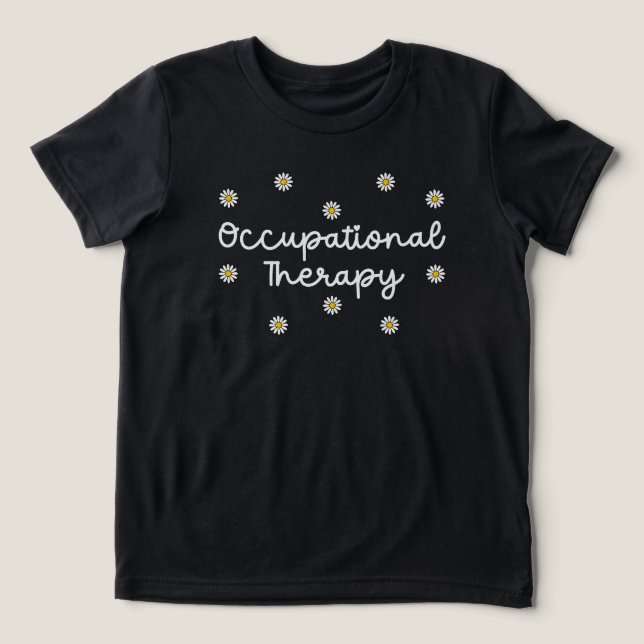 Arbeitstherapie - Arbeitstherapeut Tri-Blend Shirt (Design Vorderseite)