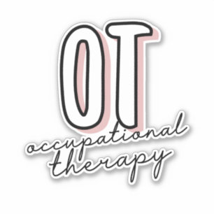 Arbeitstherapie Berufstherapeut Aufkleber