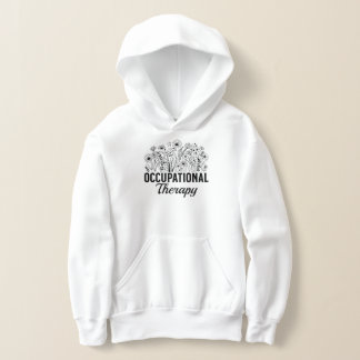 Arbeitstherapie, florale Arbeitsverfassung Hoodie