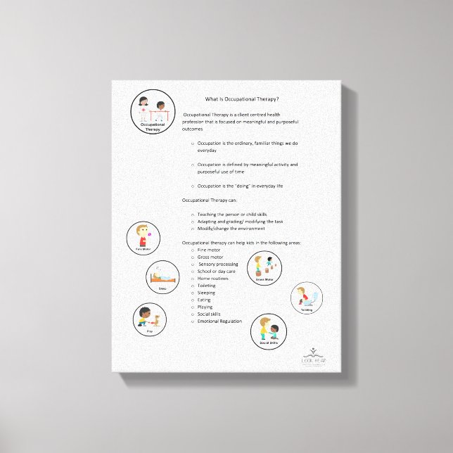 Arbeitstherapie - Leinwand (Vorderseite)