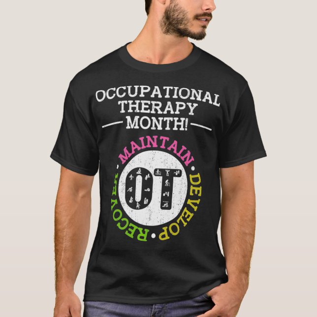 Arbeitstherapie Monat OT-Therapie T-Shirt (Vorderseite)