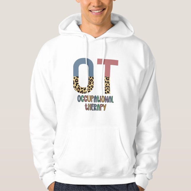 Arbeitstherapie OT Cheetah Future OT Geschenke Hoodie (Vorderseite)
