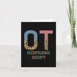 Arbeitstherapie OT Cheetah Future OT Geschenke Karte