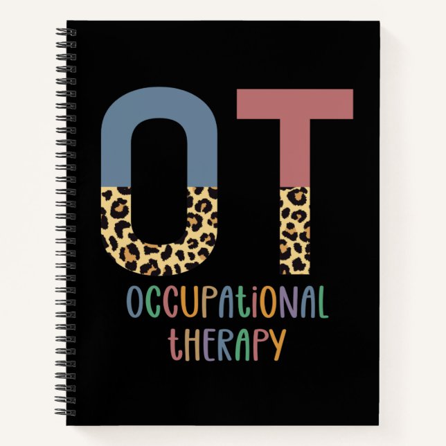 Arbeitstherapie OT Cheetah Future OT Geschenke Notizbuch (Vorderseite)