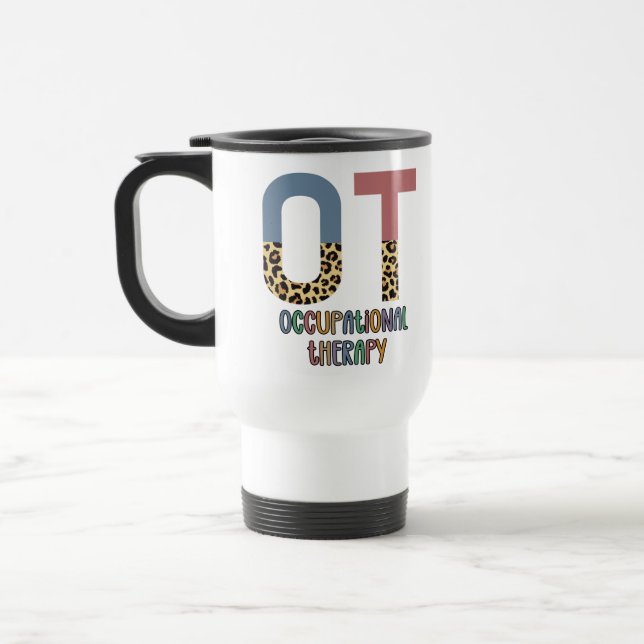 Arbeitstherapie OT Cheetah Future OT Geschenke Reisebecher (Links)