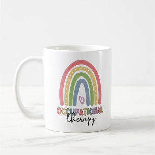 Arbeitstherapie OT Therapeut Regenbogen Kaffeetasse