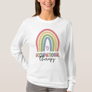 Arbeitstherapie OT Therapeut Regenbogen T-Shirt