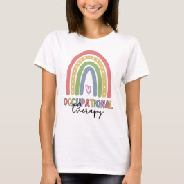 Arbeitstherapie OT Therapeut Regenbogen T-Shirt