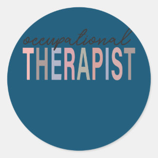 Arbeitstherapie OT-Therapeut Runder Aufkleber