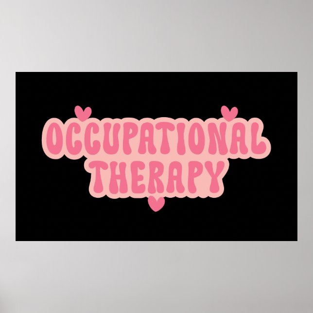 Arbeitstherapie Poster (Vorne)