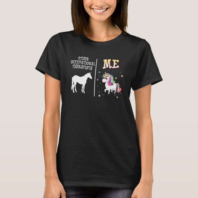 Arbeitstherapie Unicorn T-Shirt (Vorderseite)