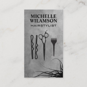 Arbeitstools für Haarstühle   Fliegenhair Visitenkarte