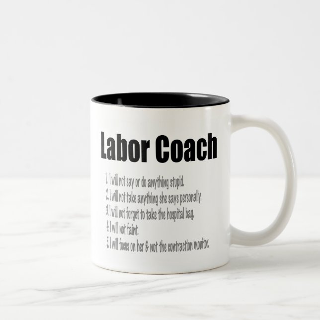 Arbeitstrainer Zweifarbige Tasse (Rechts)