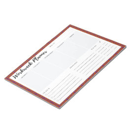 Arbeitswochenplaner Notizblock